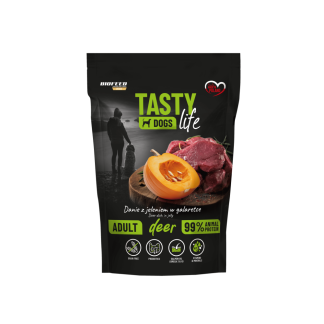 Tasty Dogs Life Jeleń 90% 150 г – влажный корм для собак в форме желе