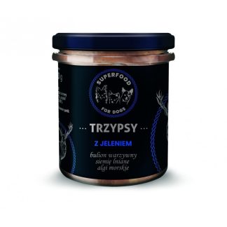 Влажный корм для собак TRZYPSY SUPERFOOD с олениной, 300 г, 75% мяса.