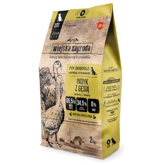 Сухой корм для собак Wiejska Zagroda Adult Medium Turkey and Goose, 2 кг