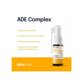 Комплекс витаминов A, D и E Lab-V ADE для собак и кошек, 10 мл.