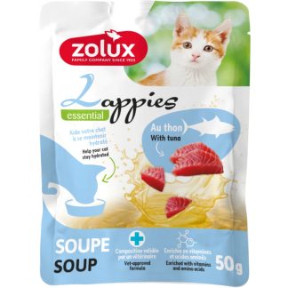 Лакомство для кошек ZOLUX Lappies с тунцовым супом, 50 г