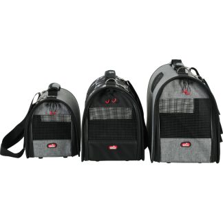 Сумка для переноски собак и кошек ZOLUX NOMAD M серого цвета, 43,5x25x28,5 см.