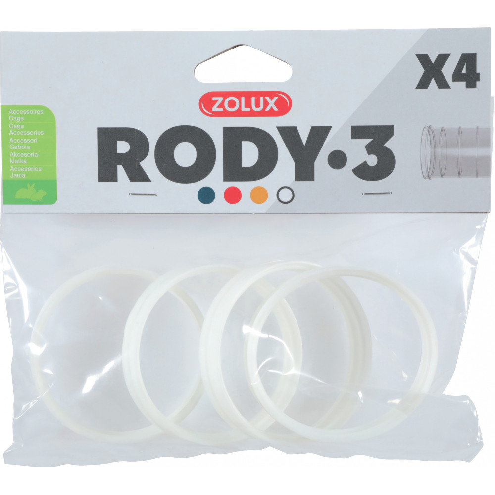 Разъемы ZOLUX RODY3, 4 шт., белые.