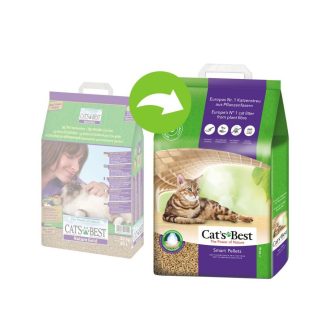Наполнитель для кошачьего туалета CAT'S BEST SMART PELLETS (ранее NATURE GO) 20 л 10 кг